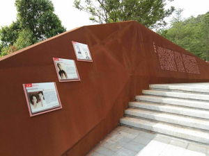 台州耐候钢挡土墙